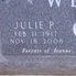 Record image of Julie Ann Weiss (geb. Peaslee)