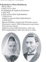 Record image of Britta Holmberg (born Sigfridsdotter)