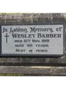 Record image of Wesley Barber