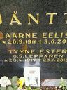 Record image of Tyyne Ester Jäntti (born Leppänen)