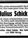 Record image of Johannes Julius Schick