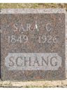 Record image of Sarah Christina Magdalena Brewer-Collins-Schang (born Leffler)
