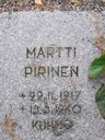 Record image of Martti Uunonpoika Pirinen