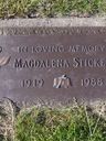 Record image of Magdalena Stickel (born Rothermel)