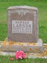 Record image of Hanna Gabriella Larson (born Olsdatter Olson, Sørdahl)
