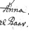 Record image of Anna Schüler (born Seidler)