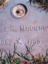 Record image of Anna Kneile Meckley (born Lehr)