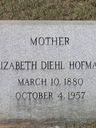 Record image of Elizabeth Sarah Hofmann (geb. Diehl)