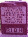 Record image of Barbara Ann Rich (born Bixler)