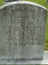 Record image of Elizabeth Lafayette Lizzie Dewberry (born Young)