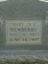 Record image of Mary Ola Dewberry