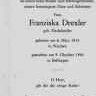 Record image of Franziska Drexler (geb. Flaxlander)