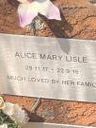 Record image of Alice Mary Lisle (born Levingston)