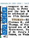 Record image of Florence (Florrie) Lucy Brooks (born Thomas)