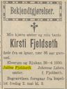 Record image of Frk. Kirsti Pedersdatter Fjeldset