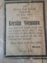 Record image of Kirstin Bengtsson (o.s. Månsdotter)
