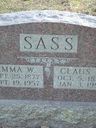 Record image of Emma Wilhelmina Sass (geb. Engel)