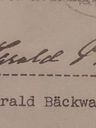 Record image of Johan Harald "Harry,Bäckwall" Bäckvall