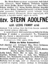 Record image of Fanni "Fani" Stern (born Ledig)