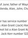 Record image of Alan Grant ( Jack ) Kerr