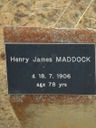 Record image of Henry Jesse * Maddock