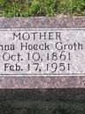 Record image of Anna Groth (geb. Rolfs)