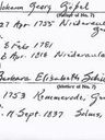 Record image of Barbara Elisabeth Göbel (geb. Schüeler)