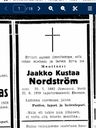 Record image of Kustaa Jaakko Kustaanpoika Nordström