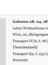 Record image of Franziska Schwarz (born Kürschner)