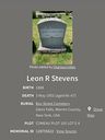 Record image of Leon R Stevens