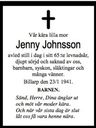 Record image of Jenny Charlotta Johnsson (born Petersdotter)