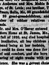Record image of Sarah Rebecca O'Haver (born Huffman)