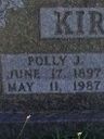Record image of Polly Jane Kirkman (born Jones)