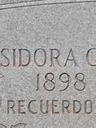 Record image of Isidora Gonzales