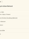 Record image of Helena Kristina "Lena Stina" Bärlund (born Sundberg)