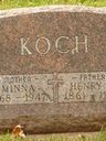 Record image of Minnie Emilie Koch (born Ziebell)