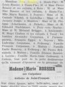 Record image of Marie Philomène Rossier (geb. Corpataux)