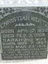 Record image of Sarah Wertz (born Zimmerman)
