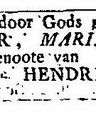Record image of Maria Hendrika Keuch (geb. Eckhart)