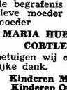 Record image of Maria Hubertina Mengelers (born Cortlever)