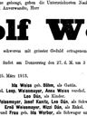 Record image of Adolf Weisz (Weiss)