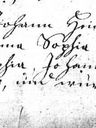 Record image of * Anna Sophia Mauß (born Ringel)