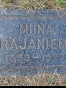 Record image of Sofia Vilhelmina (Mina) Matintytär Rajaniemi, Nevala (o.s. Gren)