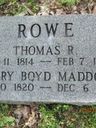 Record image of Mary Boyd Rowe (born Maddox)