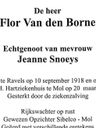 Record image of Florentinus Franciscus "Flor" Van Den Borne