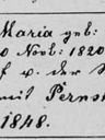 Record image of Maria Elisabeth Pernstich (geb. Wohlgemuth)