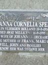 Record image of Johanna Cornelia Spee (geb. Verhoeven)
