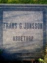 Record image of Frans Gustaf Jonsson
