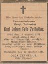 Record image of Carl Erik Johan Eriksson Eriksson Zethelius
