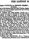 Record image of Captain Patrick St George Graeme